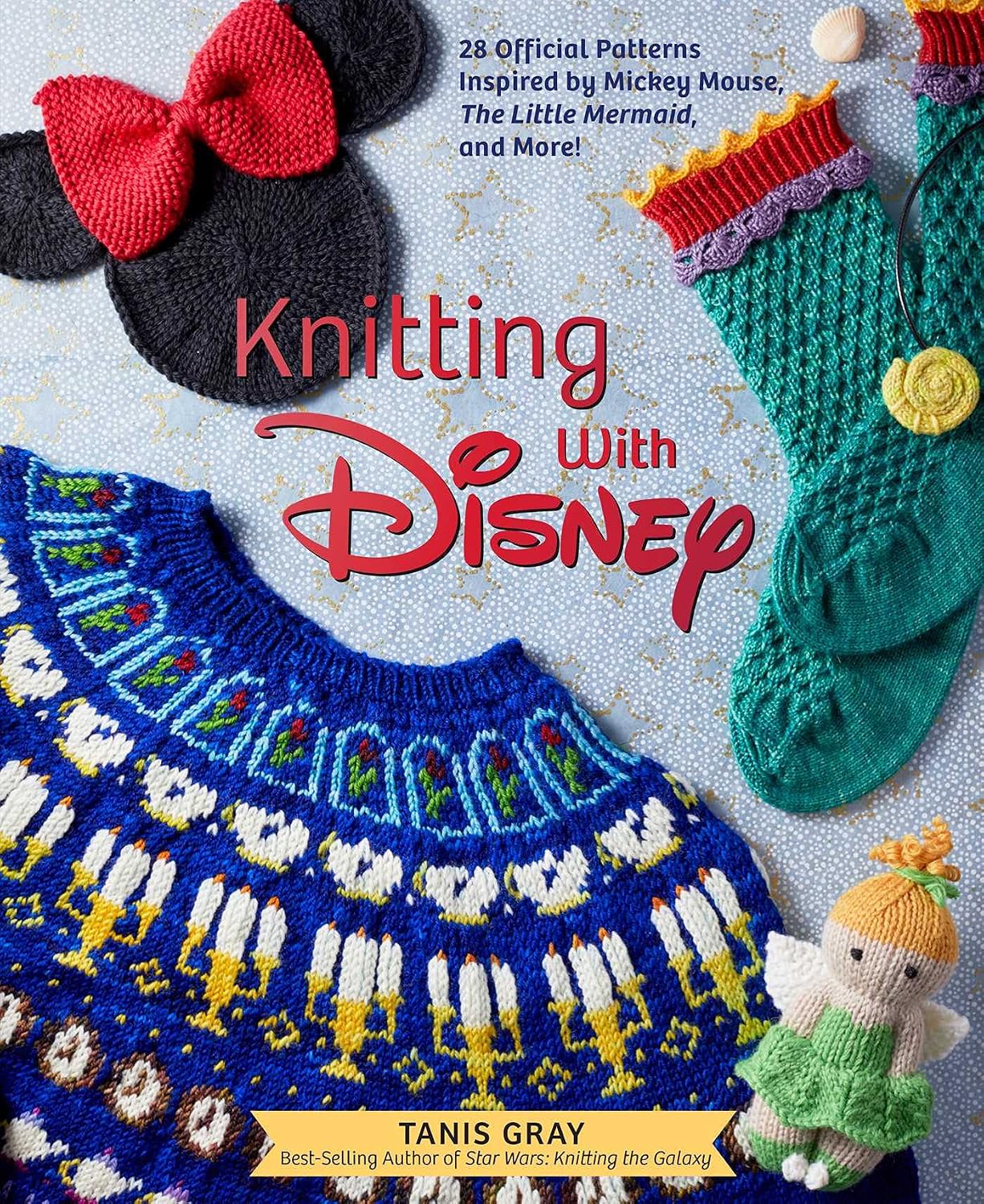 ler totalmente Knitting with Disney: 28 Official Patterns Inspired by Mickey Mouse, the Little Mermaid, and More! (Disney Craft Books, Knitting Books, Books for Disney Fans)
