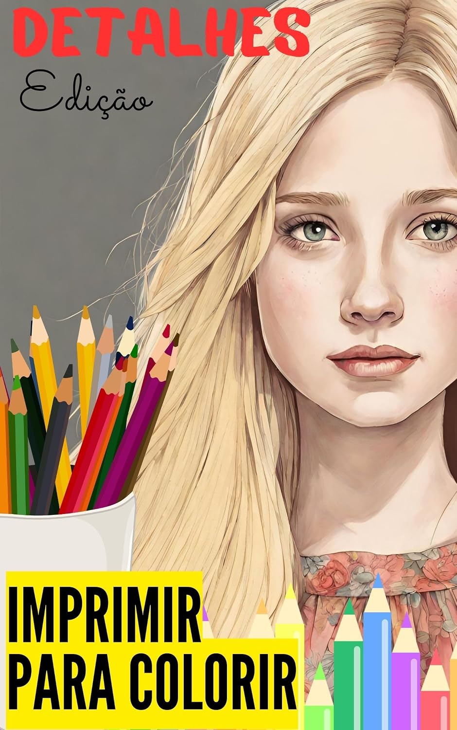 Desenho de pintura tipo da Barbie - Imprimir baixar livro de graça