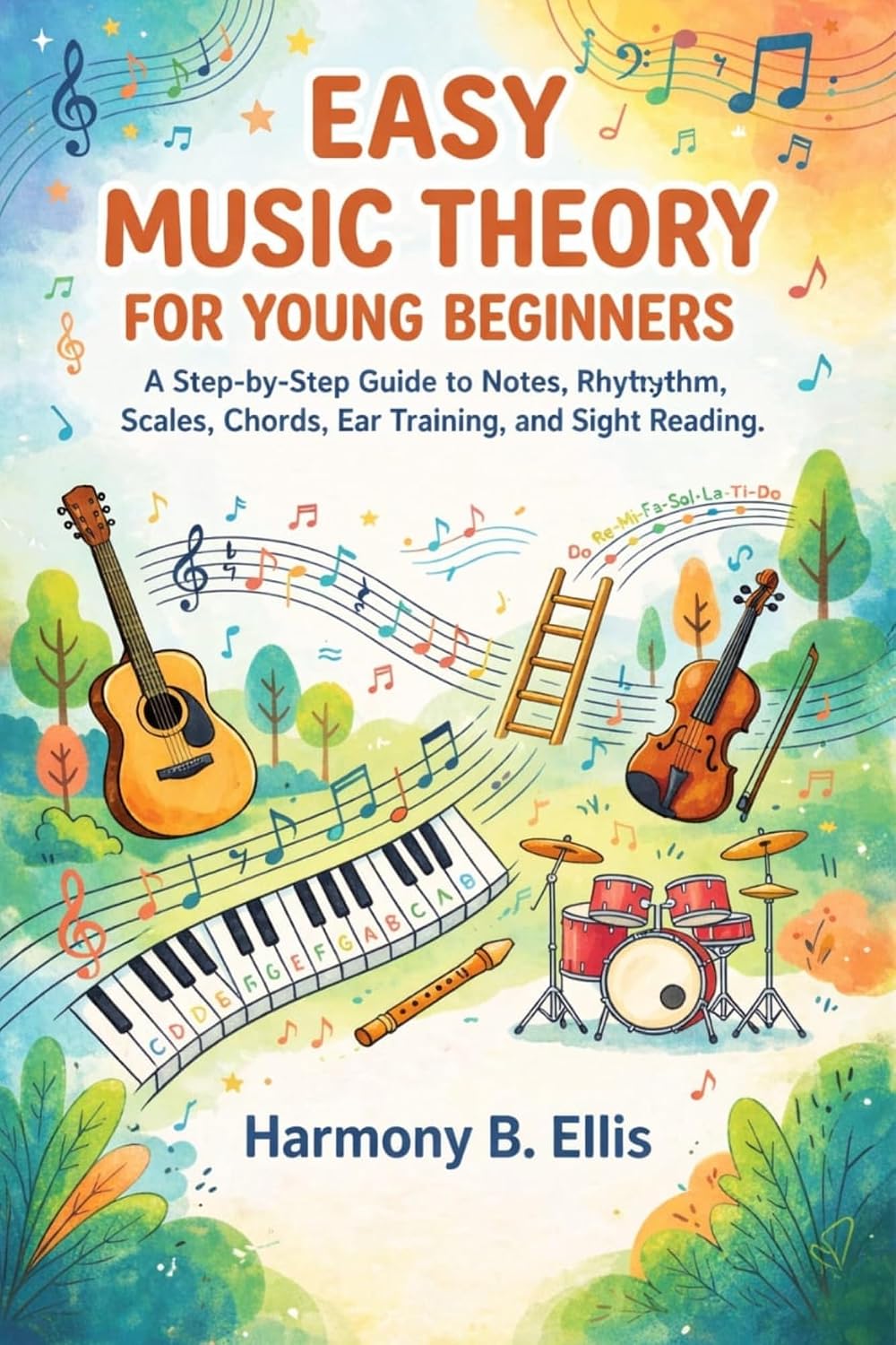 EASY MUSIC THEORY FOR YOUNG BEGINNERS: A Step-by-Step Guide to Notes, Rhythm, Scales, Chords, Ear Training, and Sight Reading (English Edition) baixar o livro de graça