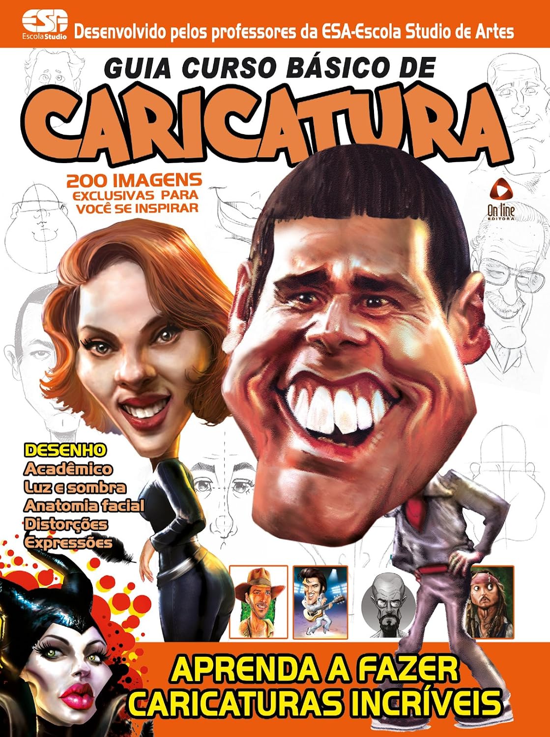 Guia Curso Básico de Caricatura 01 baixar livro de graça