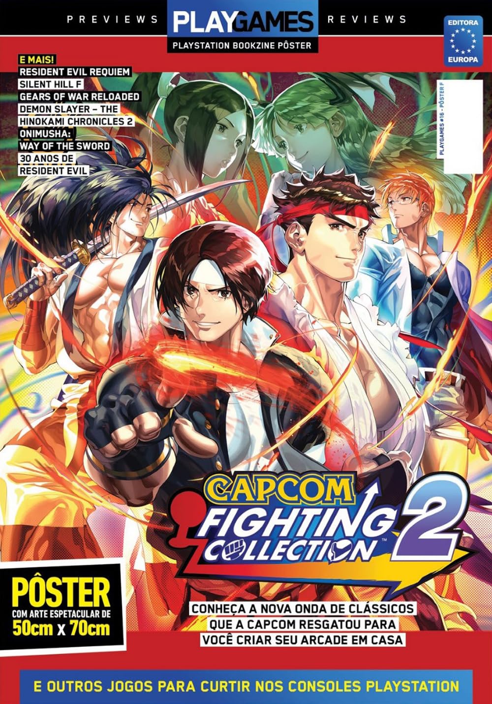 ler totalmente Capcom Fighting Collection 2 - Superpôster PlayGames