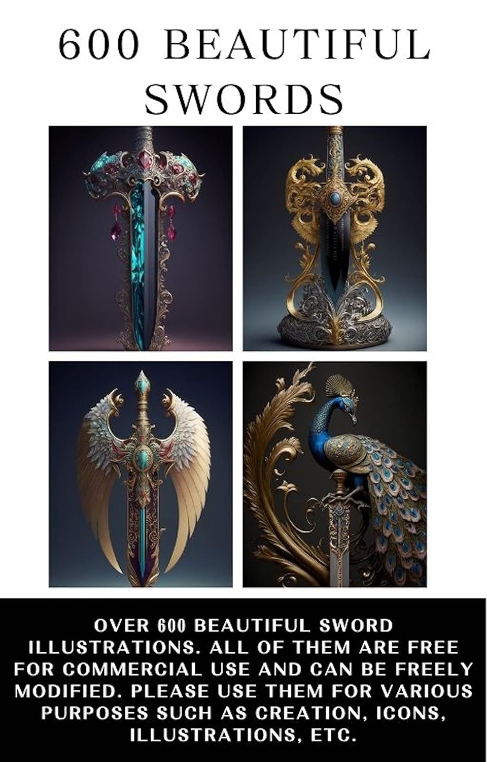 ler totalmente 600 beautiful swords (English Edition)