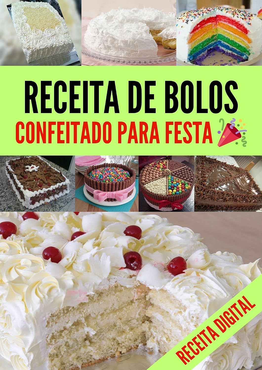 Receita de bolo confeitado para festa: Fácil de preparar baixar o livro de graça