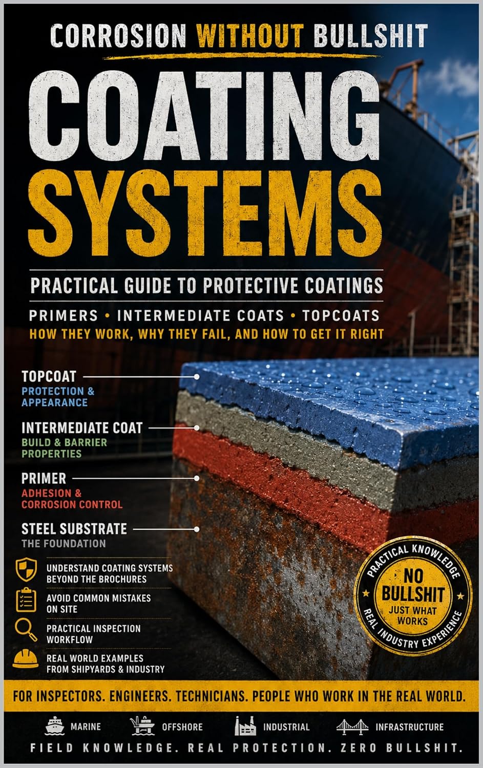 capítulo por capítulo baixar Corrosion Without Bullshit – Coating Systems: Practical Guide to Protective Coatings, Primers, Zinc-Rich: A Practical Field Guide for Coating Inspectors,... NACE & AMPP Professionals (English Edition)
