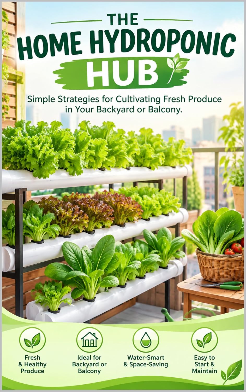 THE HOME HYDROPONIC HUB - Simple Strategies for Cultivating Fresh Produce in Your Backyard or Balcony (English Edition) baixar o livro de graça