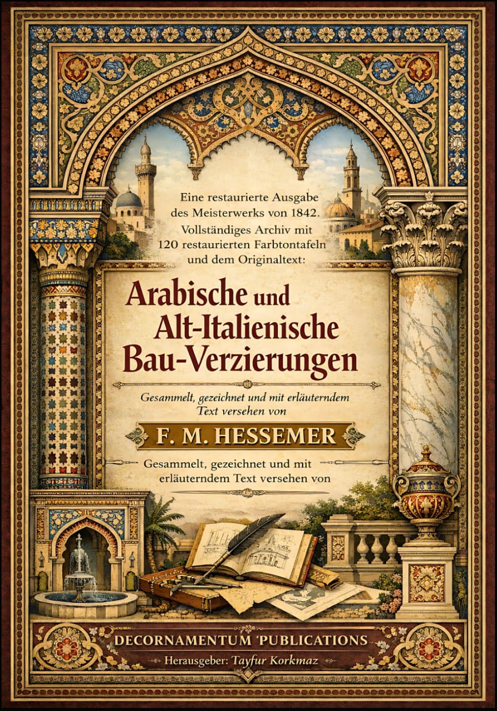 ler totalmente Eine restaurierte Ausgabe des Meisterwerks von 1842. Vollständiges Archiv mit 120 restaurierten Farbtontafeln und dem Originaltext: Arabische und Alt-Italienische Bau-Verzierungen. (German Edition)