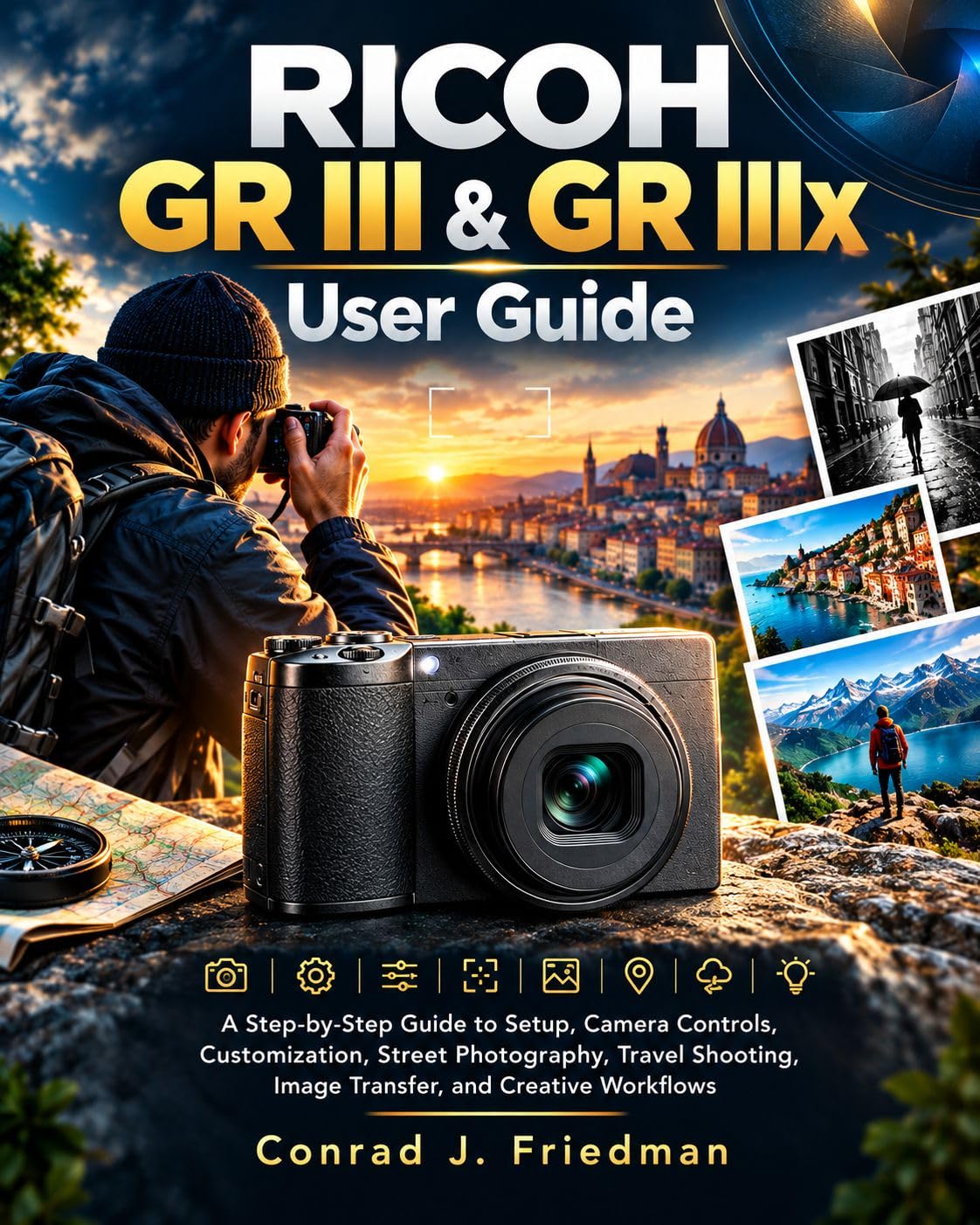 ler totalmente RICOH GR III & GR IIIx User Guide: A Step-by-Step Guide to Setup, Camera Controls, Customization, Street Photography, Travel Shooting, Image Transfer, and Creative Workflows (English Edition)