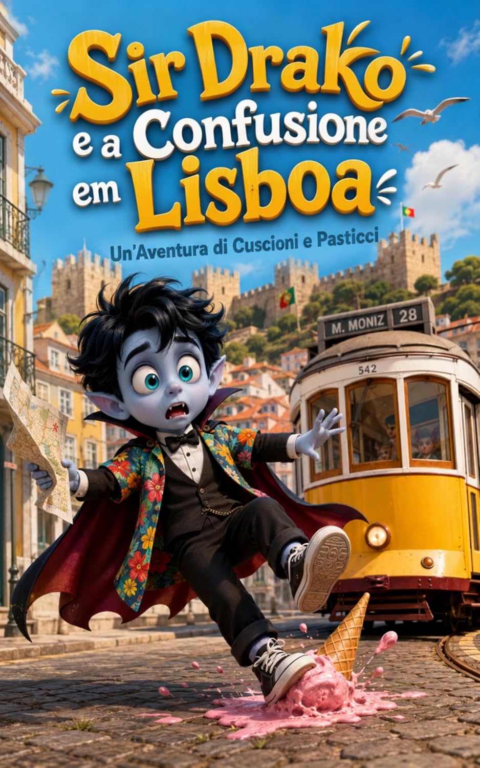Sir Drako e la Confusione a Lisbona: Un'Avventura di Cuscini e Pasticci (Italian Edition) baixar o livro de graça