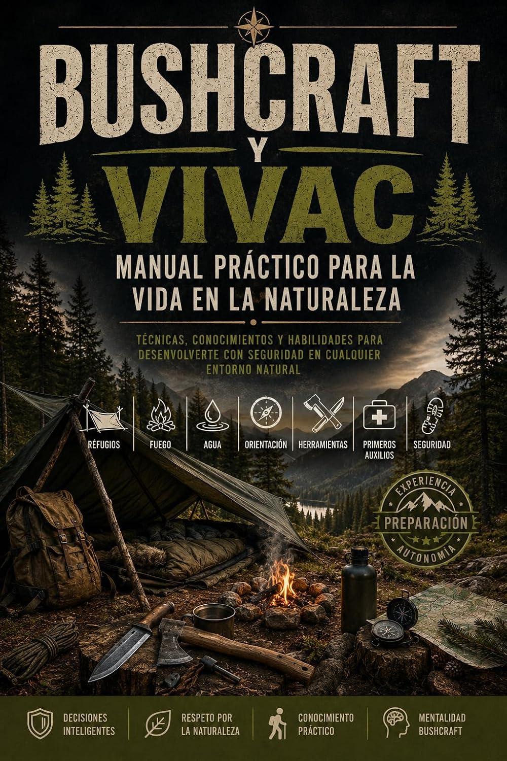 Bushcraft y Vivac: Manual Práctico para la Vida en la Naturaleza: Volumen 1 (Spanish Edition) baixar livro de graça