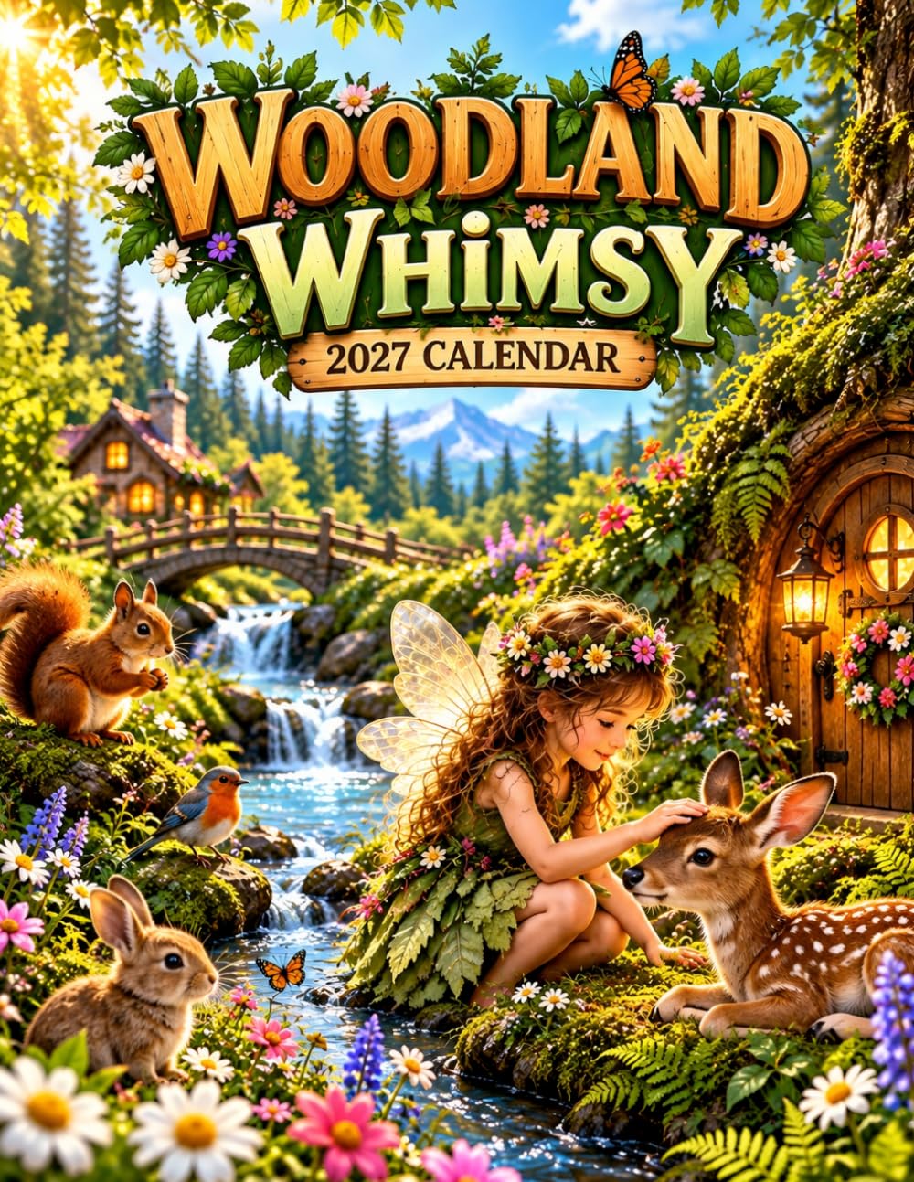 Woodland Whimsy 2027 Calendar: Fairies, Forest Animals and Enchanted Woodland Adventures baixar o livro de graça