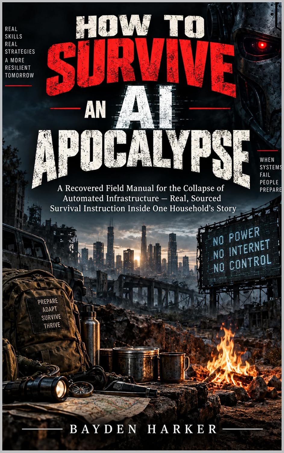 capítulo por capítulo baixar How to Survive an AI Apocalypse: A Recovered Field Manual for the Collapse of Automated Infrastructure — Real, Sourced Survival Instruction Inside One Household's Story (English Edition)