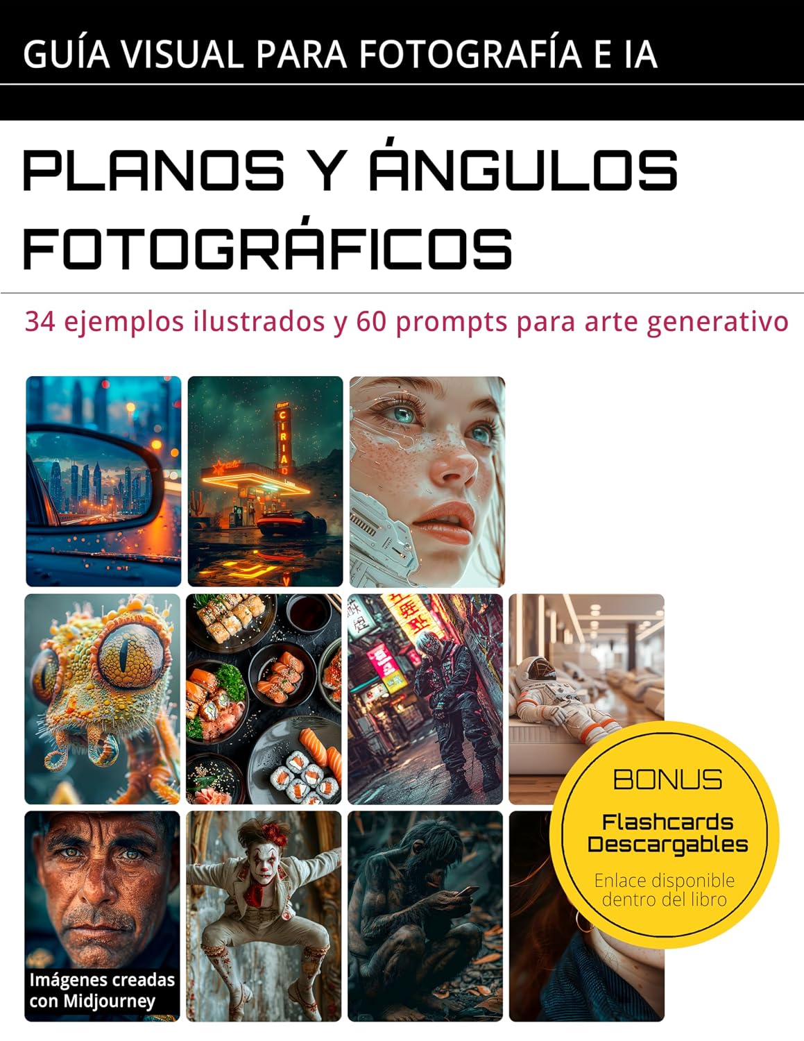 capítulo por capítulo baixar Planos y Ángulos Fotográficos:Guía Visual para Fotografía e IA: 34 ejemplos ilustrados y 60 prompts para Midjourney y arte generativo (Spanish Edition)