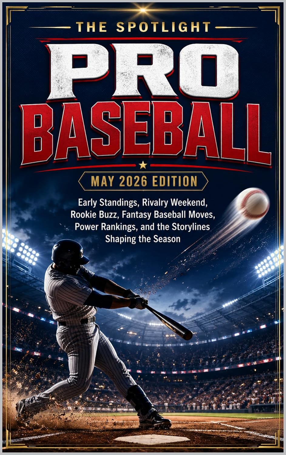 ler totalmente THE SPOTLIGHT PRO BASEBALL MAY 2026 EDITION: Early Standings, Rivalry Weekend, Rookie Buzz, Fantasy Baseball Moves, Power Rankings, and the Storylines Shaping the Season (English Edition)