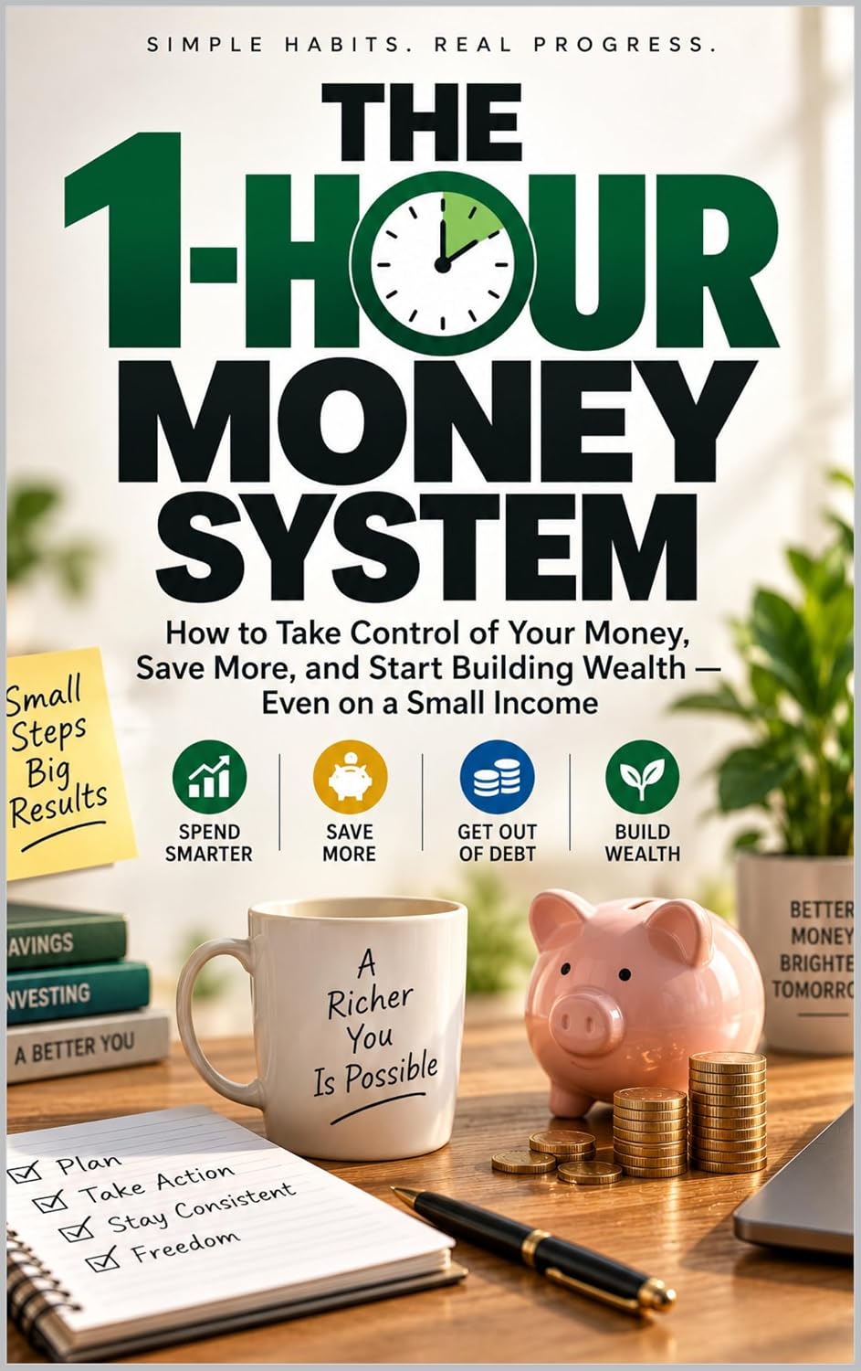 ler totalmente THE 1-HOUR MONEY SYSTEM: How to Take Control of Your Money, Save More, and Start Building Wealth — Even on a Small Income (English Edition)