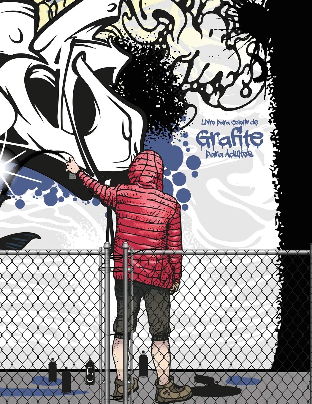 Livro para Colorir de Grafite para Adultos: 1 baixar o livro de graça