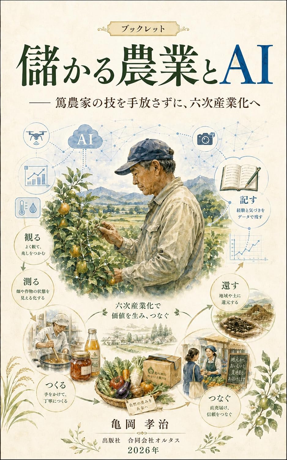 ler totalmente Moukaru nougyou to AI: Tokunoukano wazawo tebanasazuni rokujisanngyouka e (ALTASU LLC Booklet) (Japanese Edition)