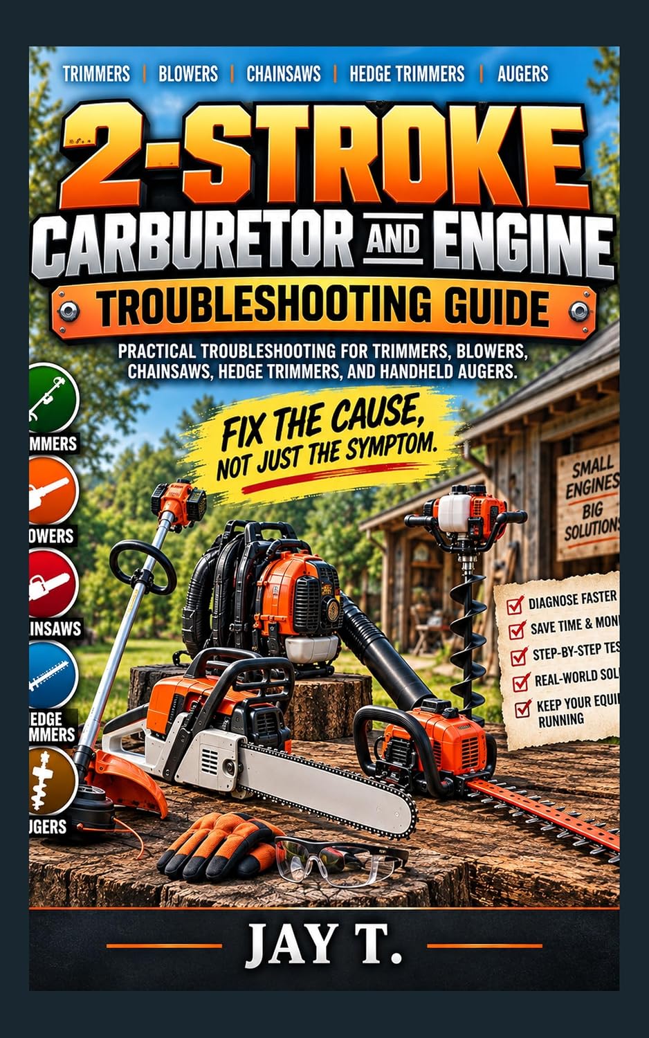 capítulo por capítulo baixar 2-Stroke Carburetor and Engine Troubleshooting Guide: Practical Troubleshooting for Trimmers, Blowers, Chainsaws, Hedge Trimmers, and Handheld Augers. (English Edition)