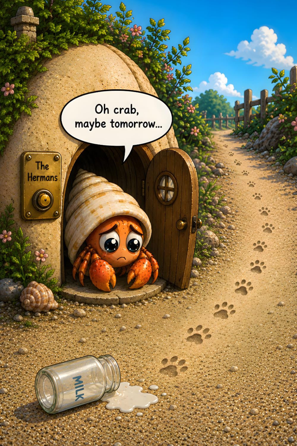 capítulo por capítulo baixar Oh Crab, Maybe Tomorrow: Cute Hermit Crab Graph Paper Notebook – Funny Squared Journal for Notes, Ideas, Sketches and Everyday Planning