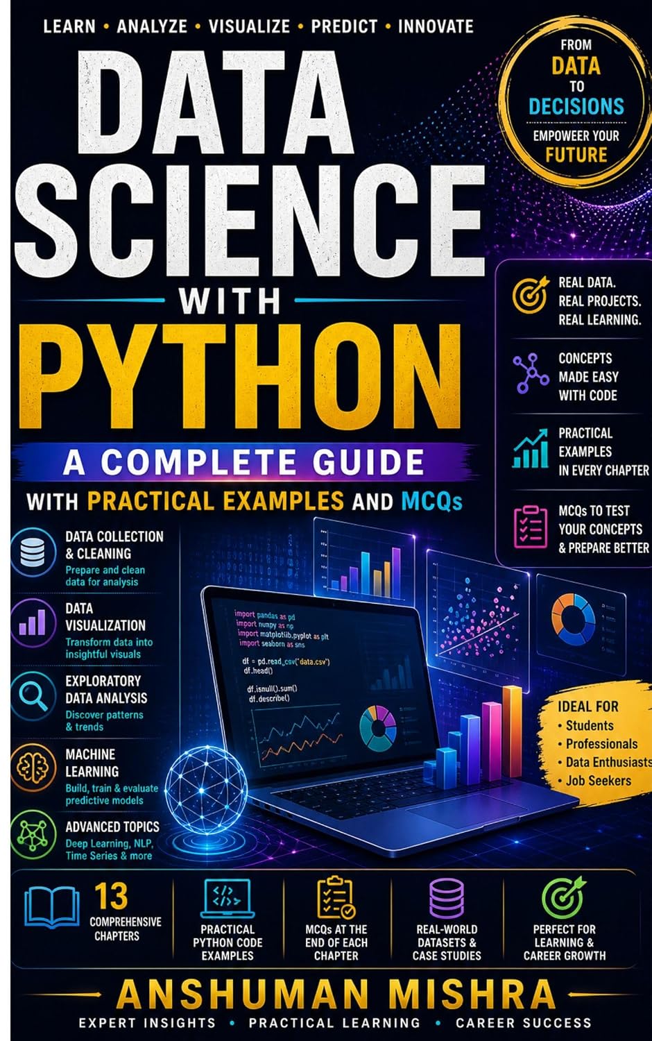 Data Science with Python: A Complete Guide with Practical Examples and MCQs (English Edition) baixar livro de graça