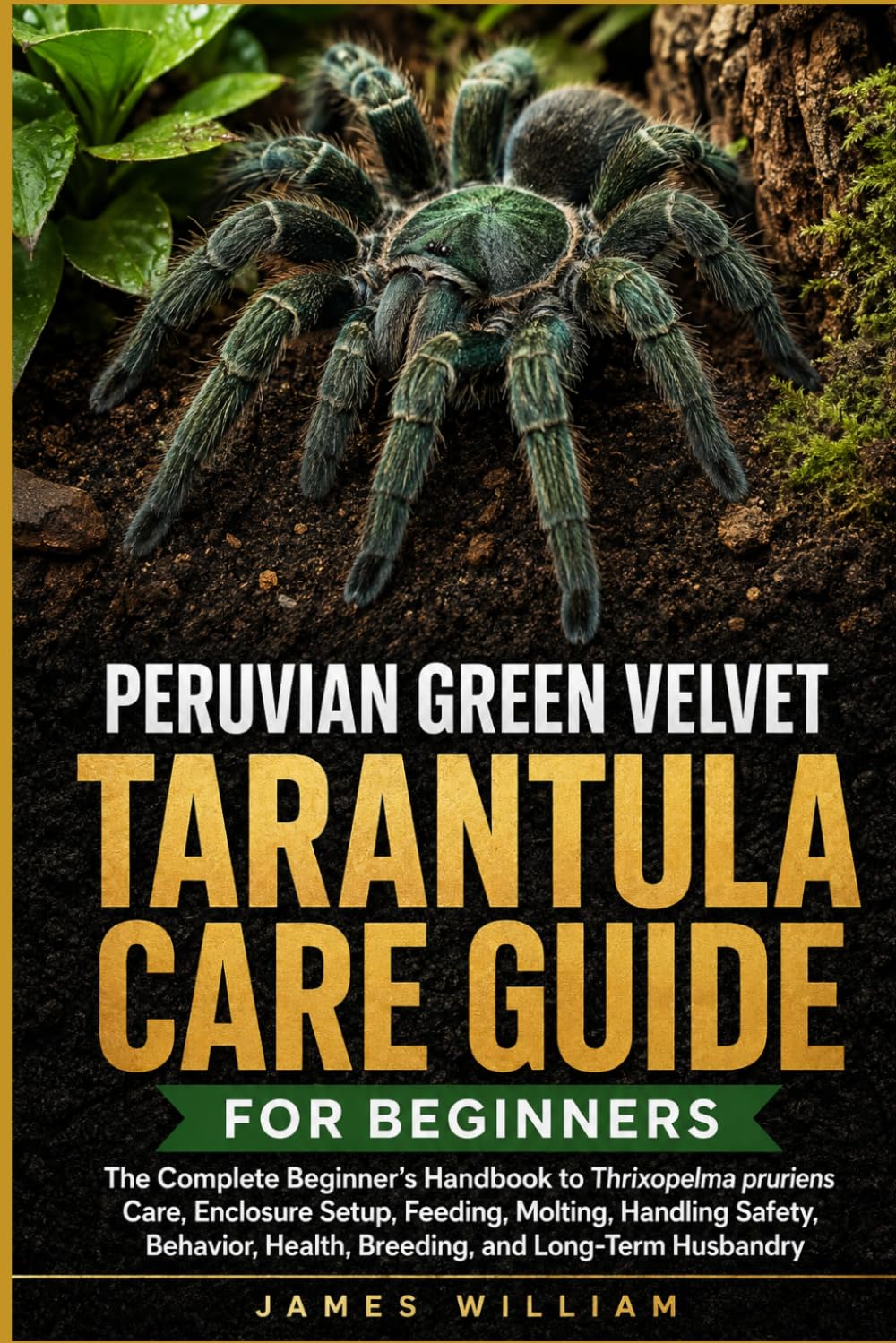 PERUVIAN GREEN VELVET TARANTULA CARE GUIDE: The Complete Beginner’s Handbook to Thrixopelma pruriens Care, Enclosure Setup, Feeding, Molting, Handling... Health, Breeding, and Long-Term Husbandry baixar o livro de graça