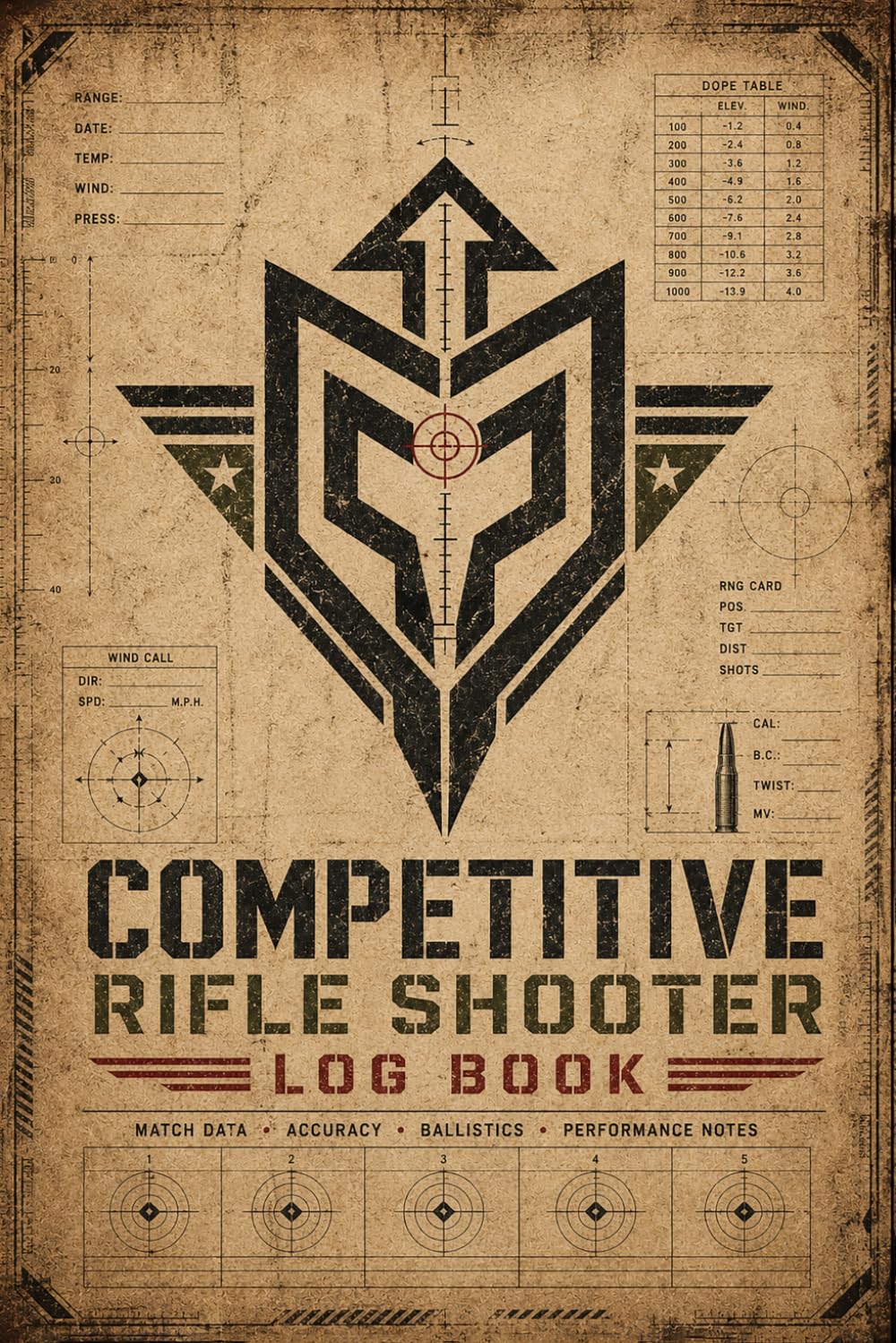 ler totalmente Competitive Rifle Shooter Log Book: Match Tracker for Scores, Accuracy, Equipment Settings & Shooting Performance