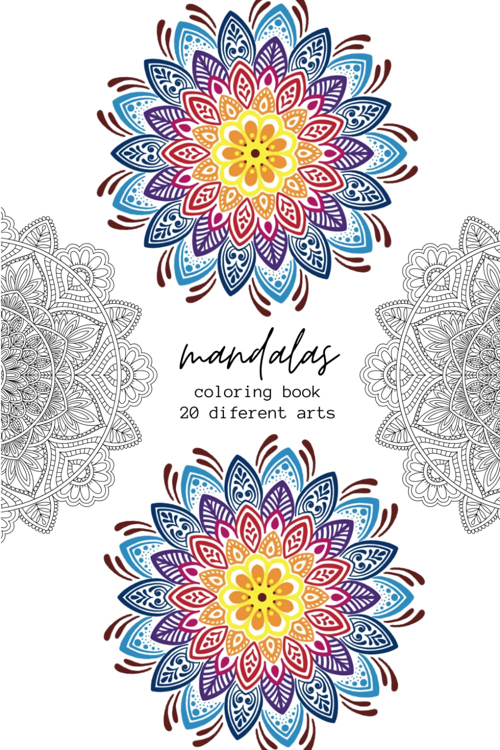 capítulo por capítulo baixar Mandalas - coloring book 20 diferent arts (Portuguese Edition)