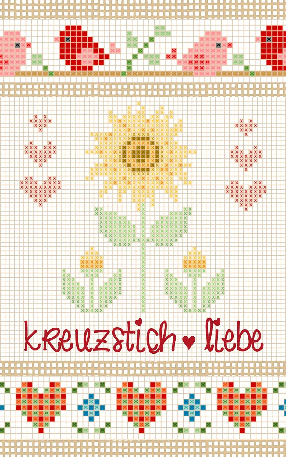 Kreuzstich ♥ Liebe: Motive & Bordüren | Sammlung (German Edition) baixar livro de graça