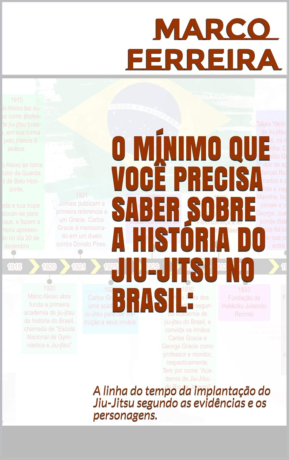 O MÍNIMO QUE VOCÊ PRECISA SABER SOBRE A HISTÓRIA DO JIU-JITSU NO BRASIL:: A linha do tempo da implantação do Jiu-Jitsu segundo as evidências e os personagens. baixar o livro de graça