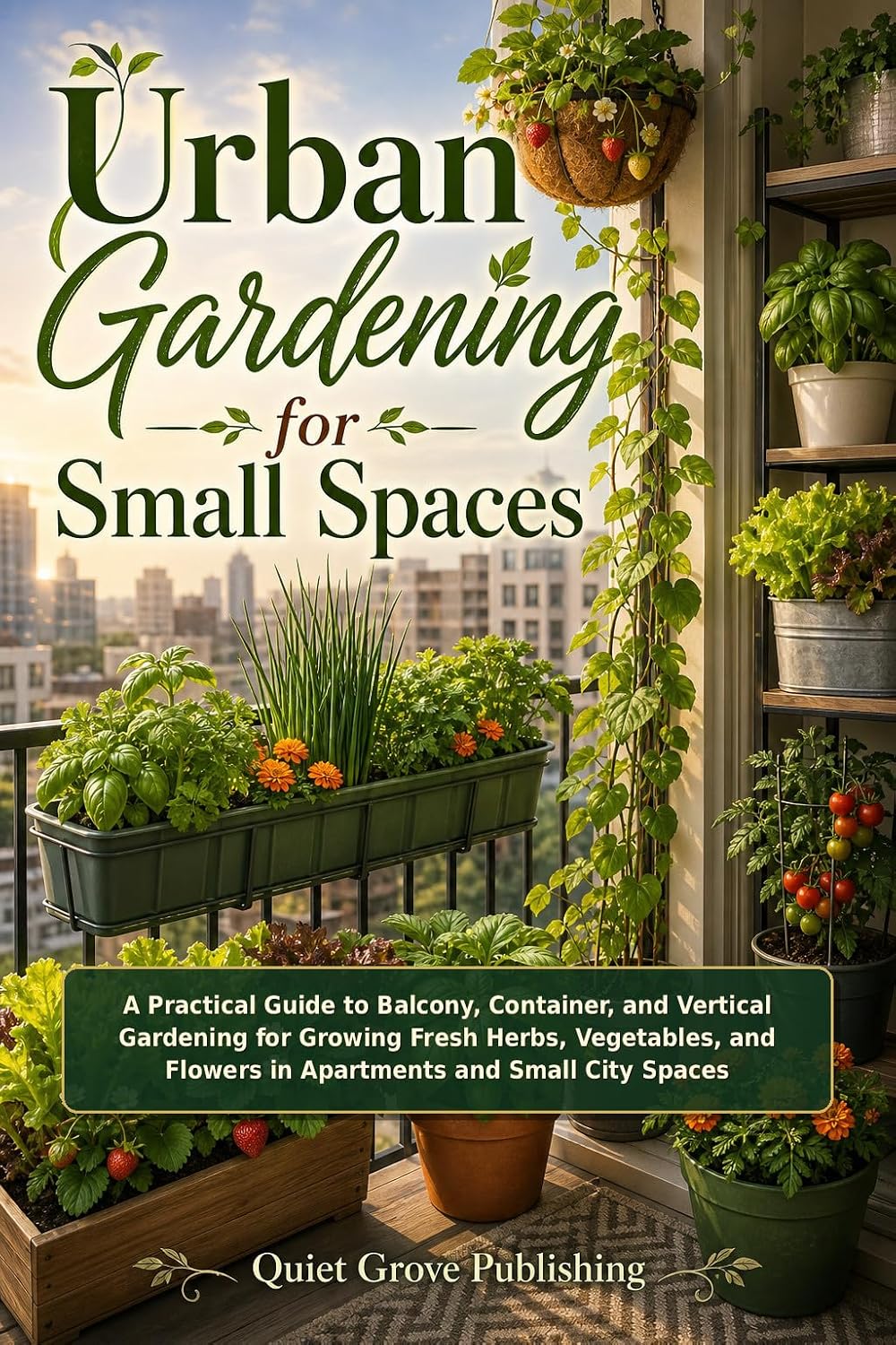 Urban Gardening for Small Spaces: A Practical Guide to Balcony, Container, and Vertical Gardening for Growing Fresh Herbs, Vegetables, and Flowers in Apartments and Small City Spaces (English Edition) baixar o livro de graça