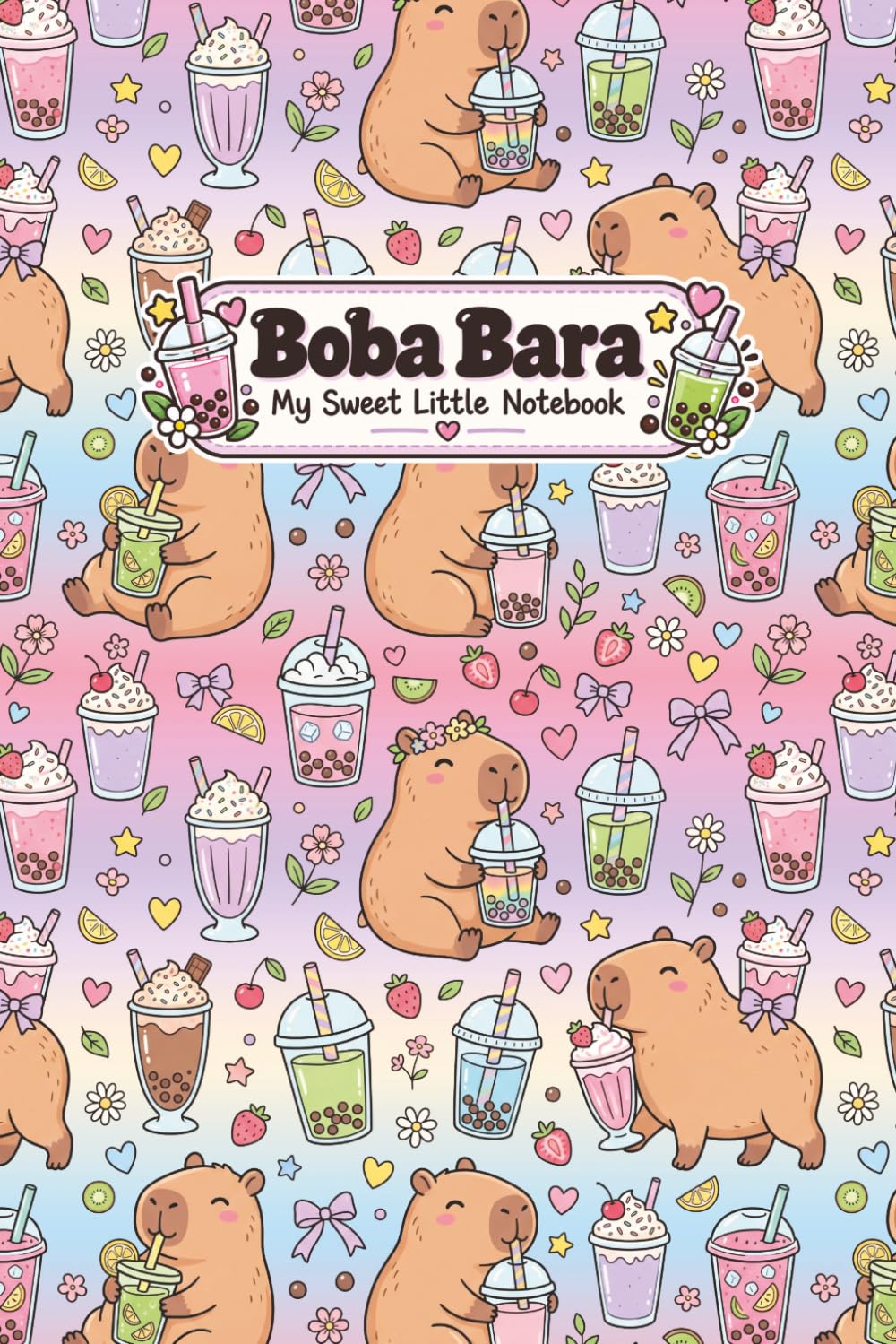 Boba Bara, Capybara Notebook: 150 Lined Notebook Pages | 6x9” | Fun Capybara Design | Great Gift for Boys and Girls baixar o livro de graça