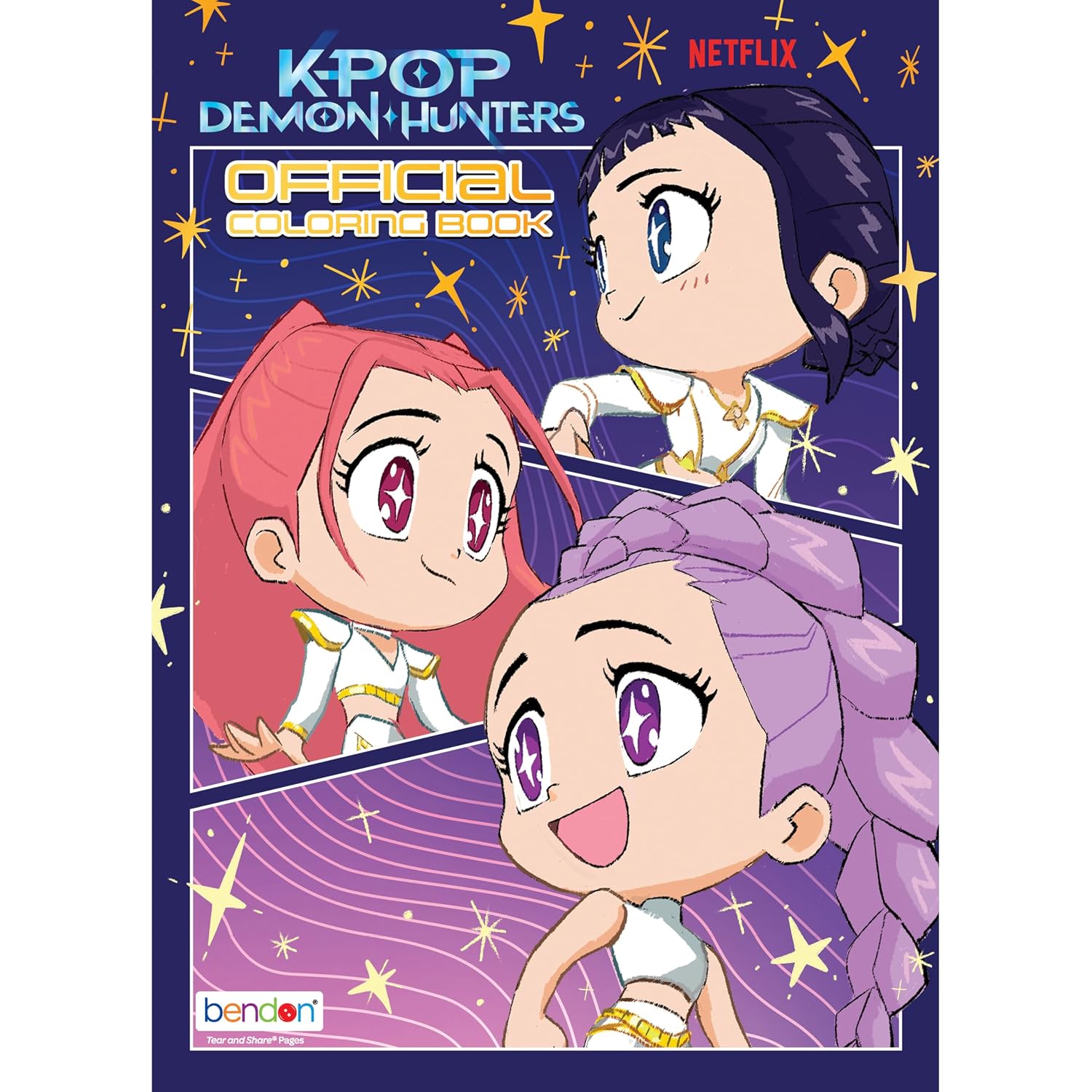 ler totalmente KPop Demon Hunters 40-Page Official Coloring Book | Action-Packed Coloring Book by Bendon