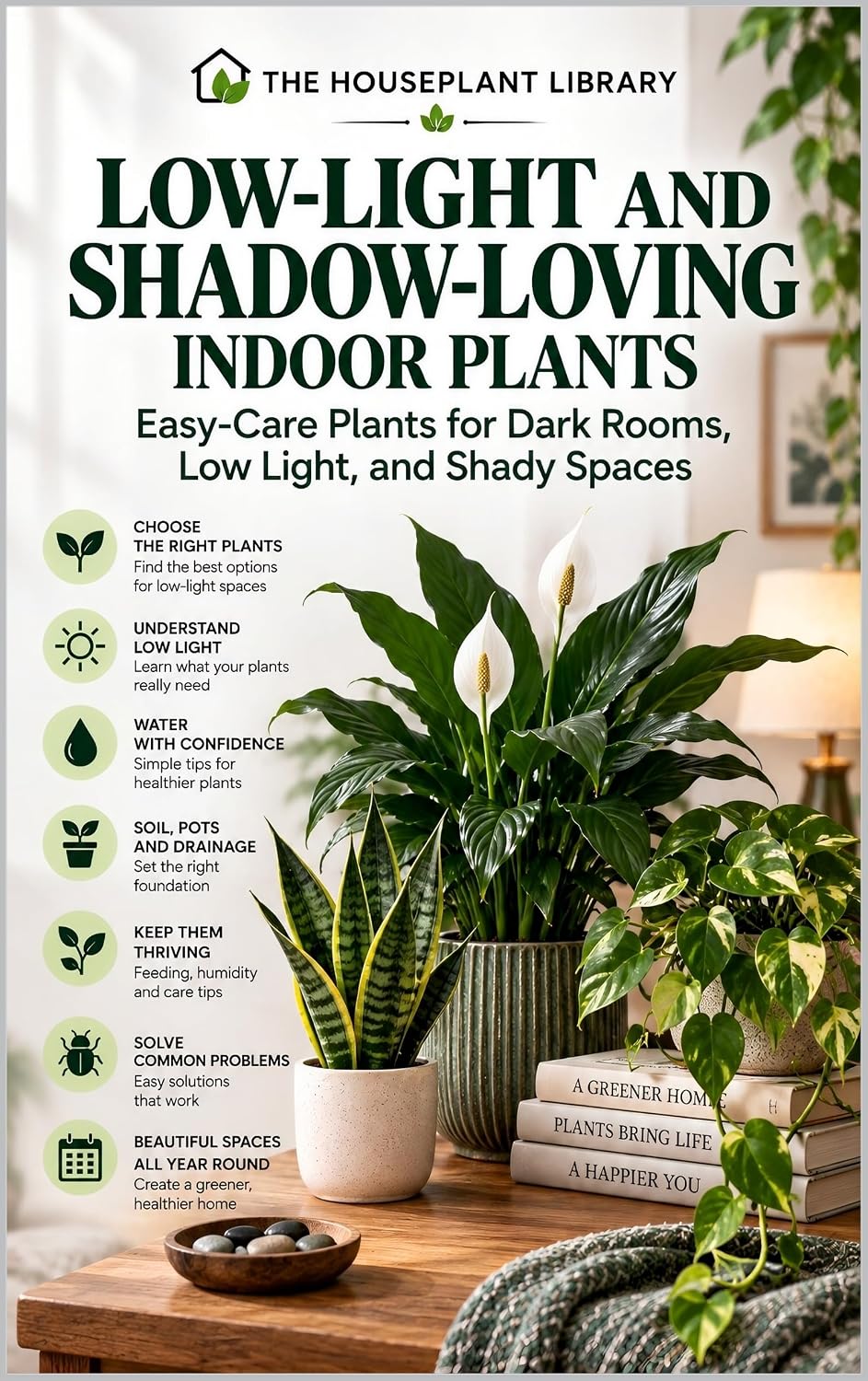 Low-Light and Shadow-Loving Indoor Plants: Easy-Care Houseplants for Dark Rooms, Low Light, and Shady Spaces (The Houseplant Library Book 3) (English Edition) baixar livro de graça