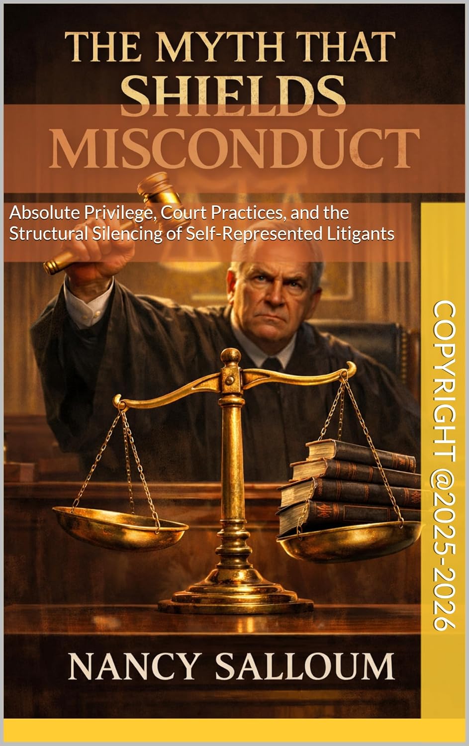 ler totalmente THE MYTH THAT SHIELDS MISCONDUCT: Absolute Privilege, Court Practices, and the Structural Silencing of Self-Represented Litigants (English Edition)