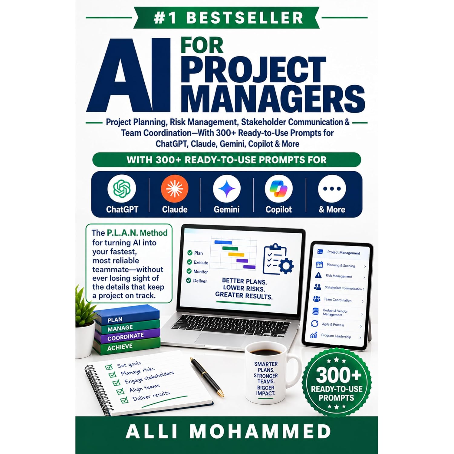 AI for Project Managers: Project Planning, Risk Management, Stakeholder Communication & Team Coordination—With 300+ Ready-to-Use Prompts for ChatGPT, Claude,... AI Professional Series) (English Edition) baixar livro de graça