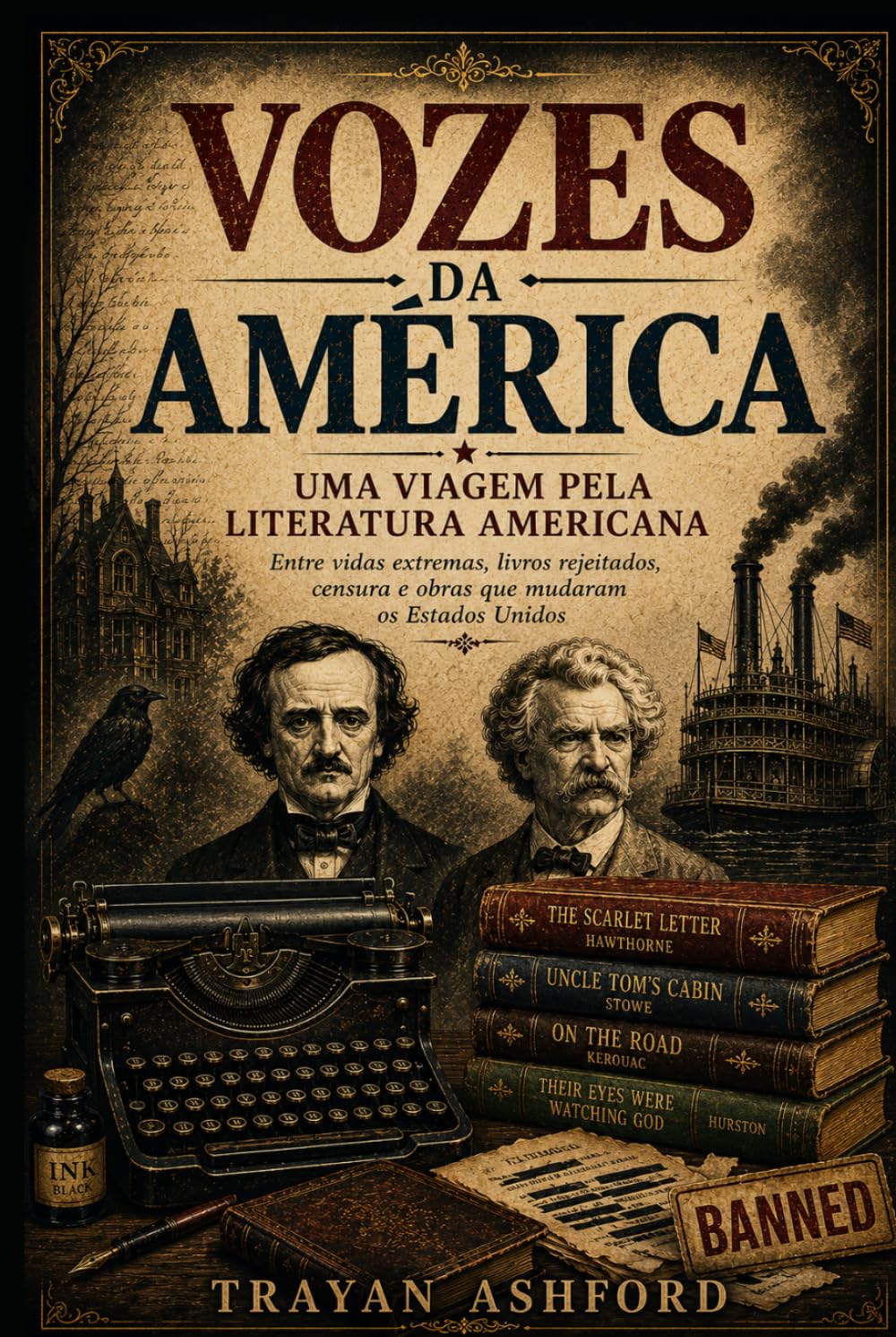 ler totalmente Vozes da América: uma viagem pela literatura dos Estados Unidos: Entre vidas extremas, livros rejeitados, censura e obras que mudaram os Estados Unidos (Portuguese Edition)