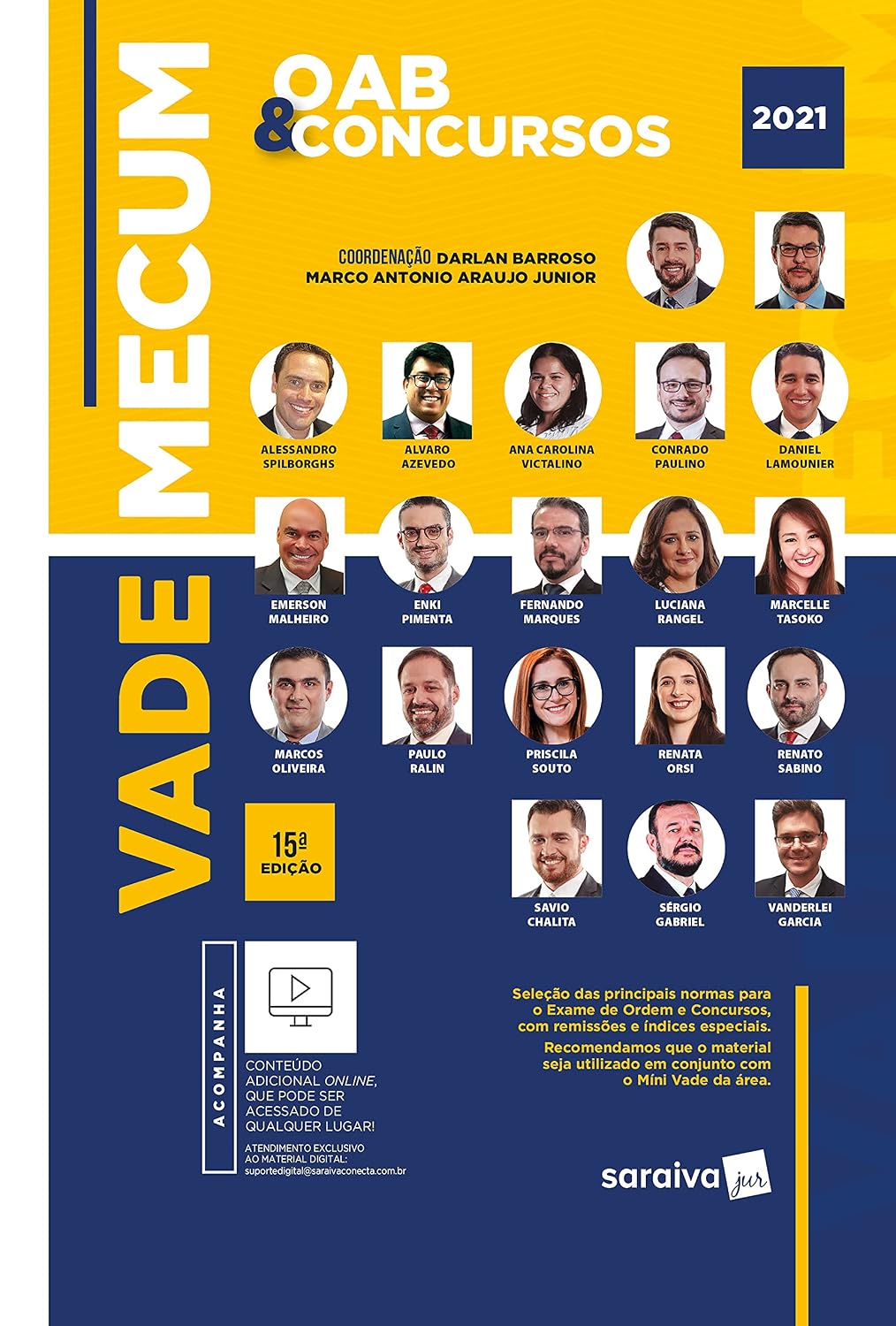 Vade Mecum OAB e Concursos - 15ª Edição 2021 baixar livro de graça