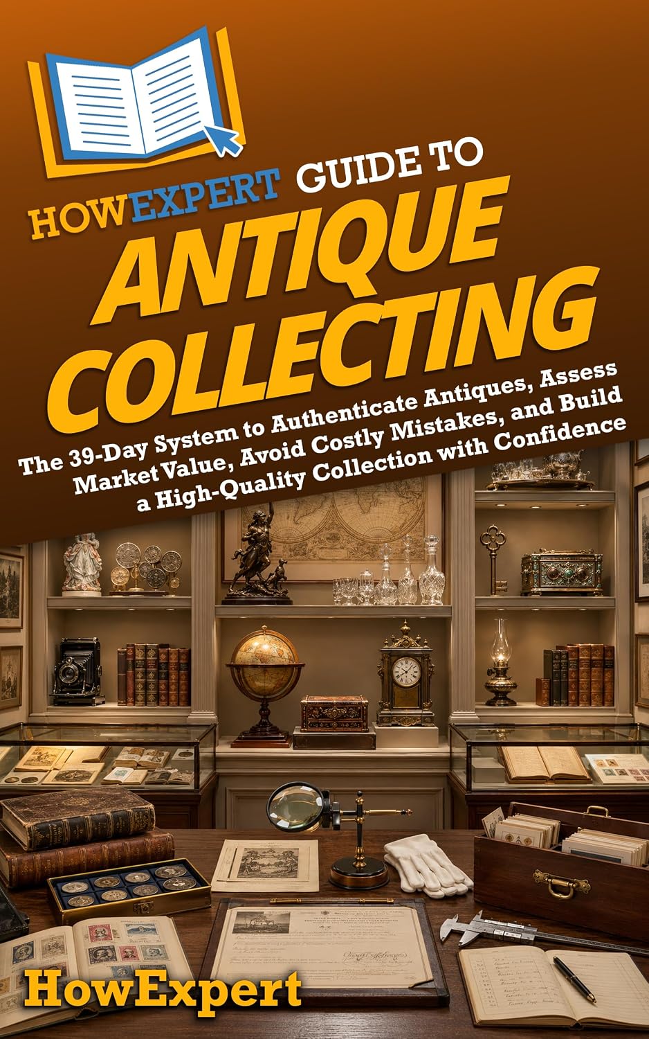 ler totalmente HowExpert Guide to Antique Collecting: The 39-Day System to Authenticate Antiques, Assess Market Value, Avoid Costly Mistakes, and Build a High-Quality Collection with Confidence (English Edition)