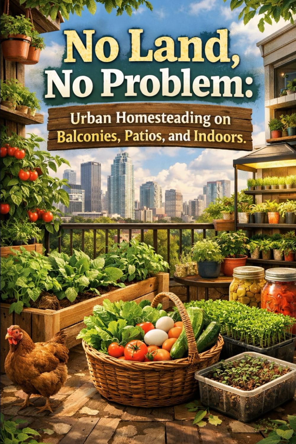 No Land, No Problem: Urban Homesteading on Balconies, Patios, and Indoors baixar o livro de graça