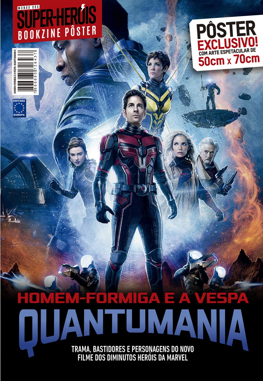 ler totalmente Homem-Formiga e a Vespa: Quantumania Arte B - Superpôster Mundo dos Super-Heróis