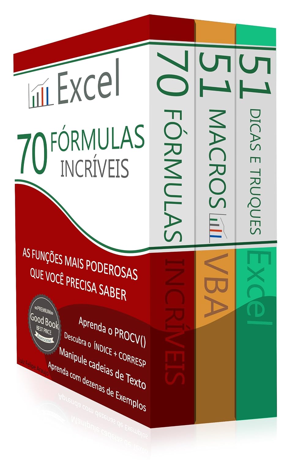 ler totalmente Domine o Excel ® (3 em 1): Excel - 70 Fórmulas Incríveis, Excel - 51 Macros incríveis e 51 Dicas e Truques Incríveis