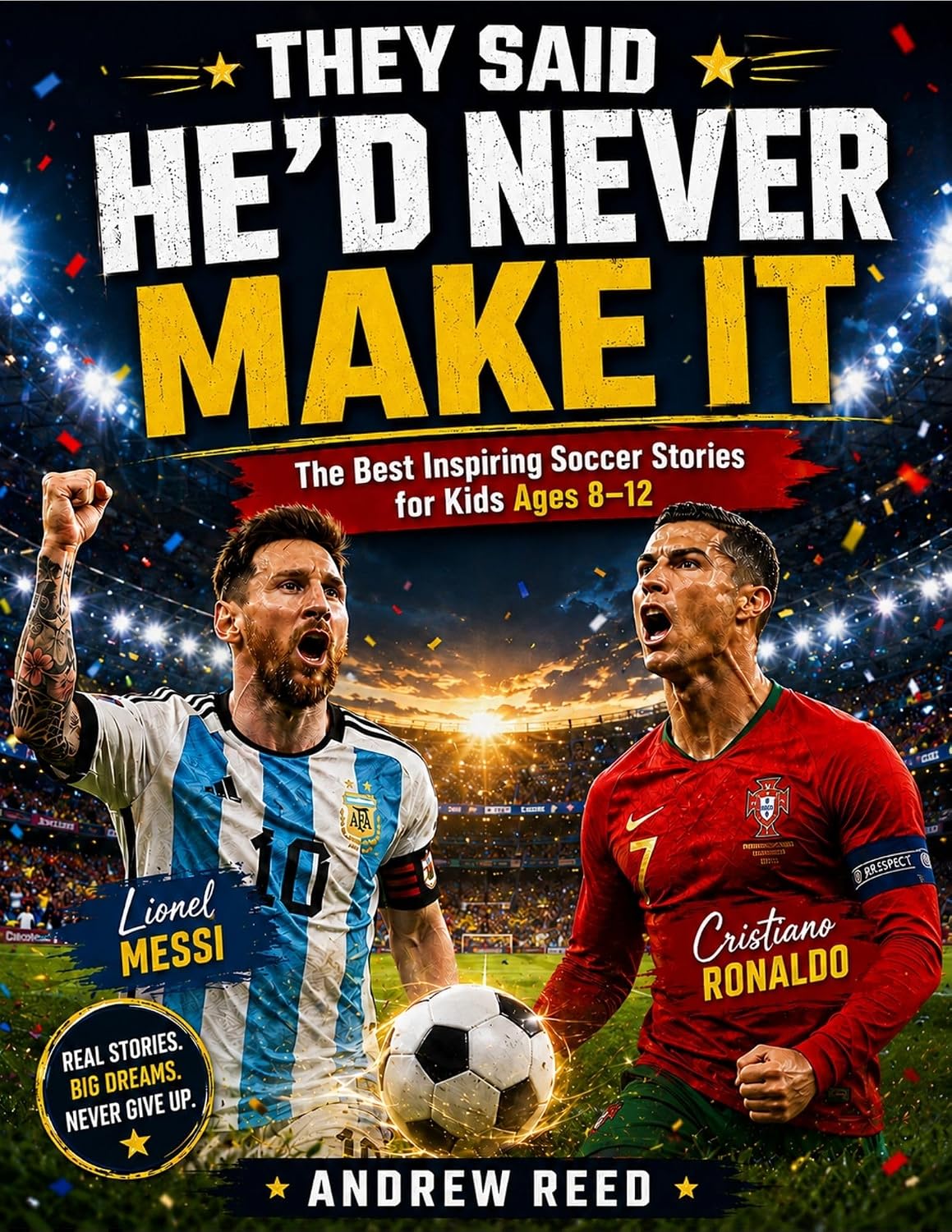 ler totalmente They Said He’d Never Make It: The Best Inspiring Soccer Stories for Kids Ages 8–12: How 12 Soccer Stars Overcame Rejection, Developed a Growth Mindset, and Made Remarkable Comebacks (English Edition)