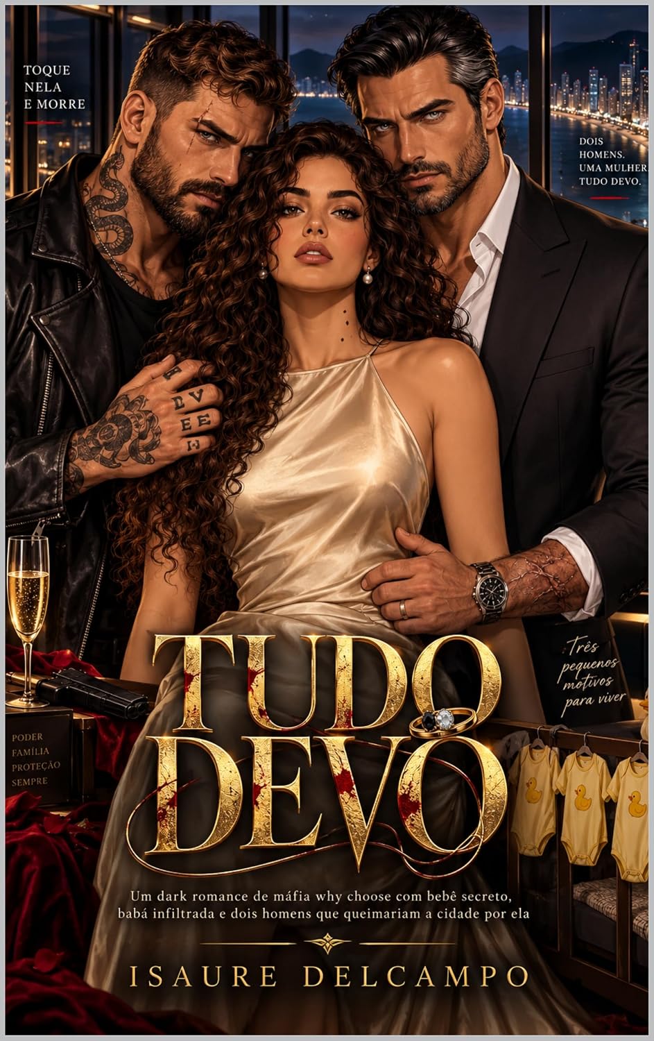 capítulo por capítulo baixar Tudo Devo: Um dark romance de máfia why choose com bebê secreto, babá infiltrada e dois homens que queimariam a cidade por ela