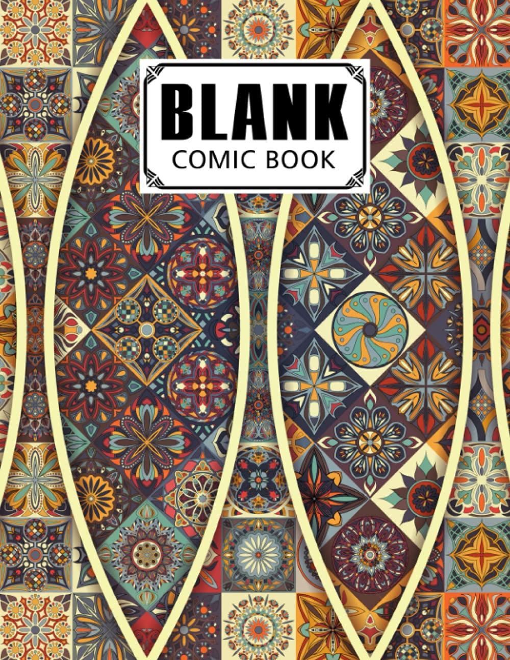 Blank Comic Book: Mandalas Cover, Draw Your Own Comics - 120 Pages of Fun and Unique Templates - A Large 8.5" x 11" Notebook by Kerstin Wilhelm baixar livro de graça
