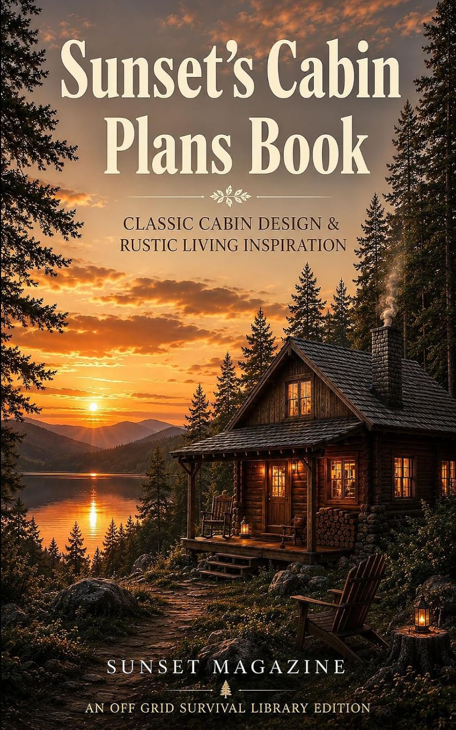 ler totalmente Sunsets Cabin Plans Book: Classic Cabin Designs & Rustic Living Inspiration for Modern Homesteaders