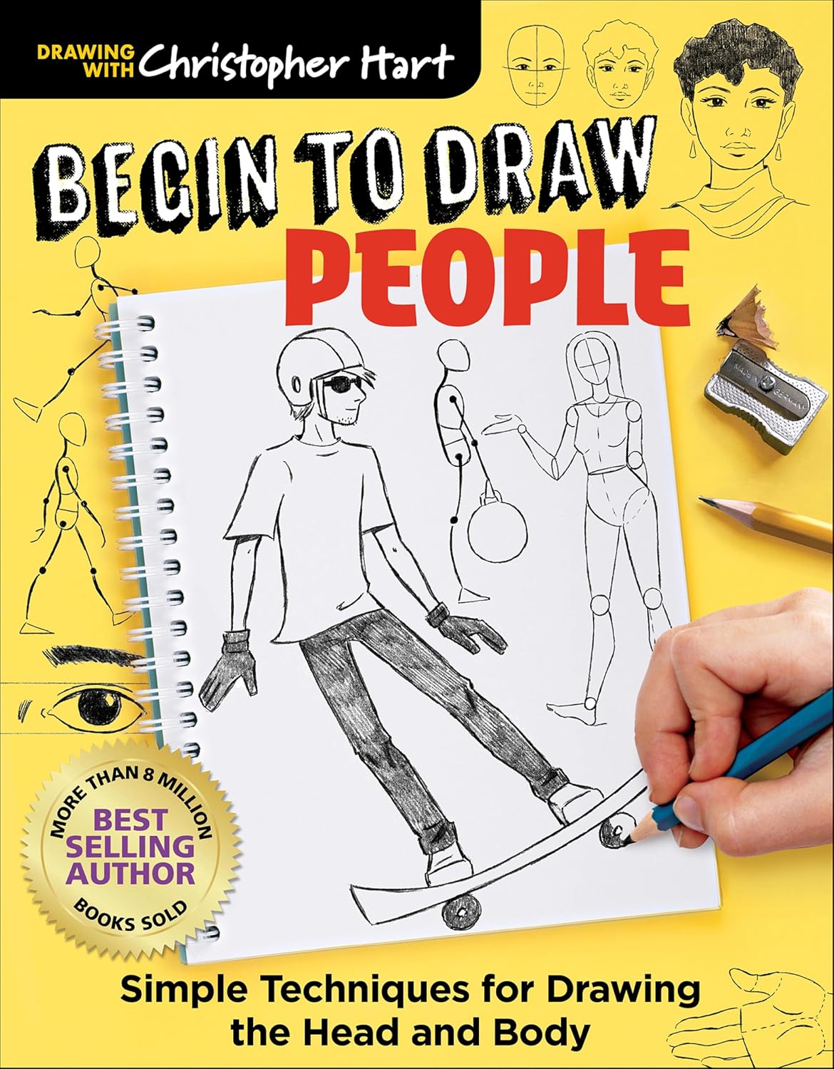 Begin to Draw People: Simple Techniques for Drawing the Head and Body (English Edition) baixar o livro de graça
