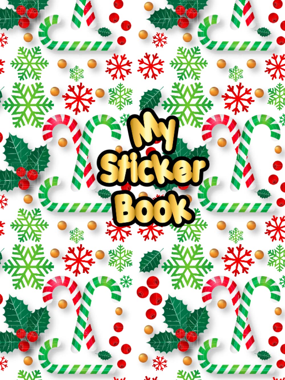 My Sticker Book: Cute Christmas Theme Sticker Collection Book - Blank Sticker Books for Kids Ages 4-8 baixar o livro de graça