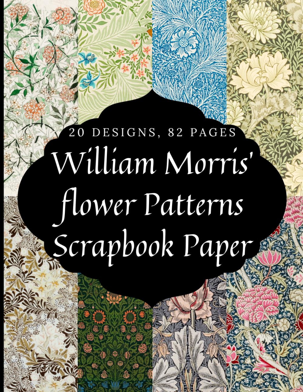 ler totalmente William Morris Scrapbook Paper Book Vol.1: Double-Sided Pattern Sheets for Junk Journaling, Collage Making, Origami, Wallpaper, Card Making, Picture