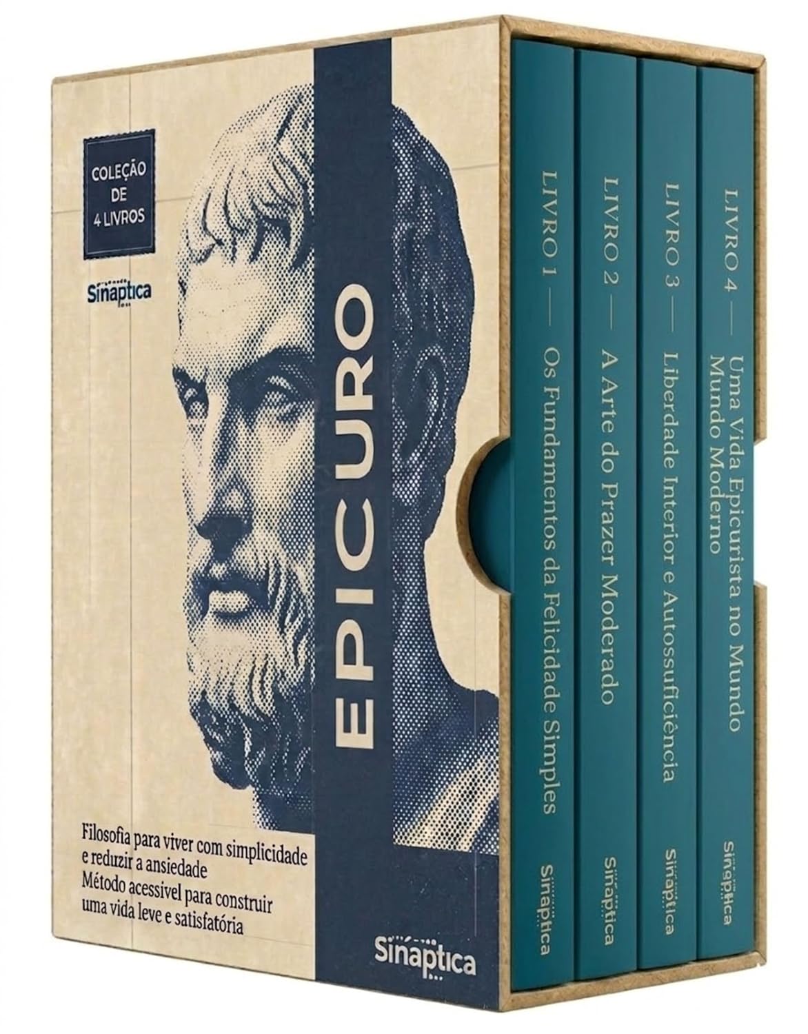 Epicuro Descomplicado - 4 Livros - Filosofia para viver com simplicidade e reduzir a ansiedade: Estratégias para viver com menos e aproveitar melhor a... Pensadores Descomplicados - Sináptica) baixar livro de graça