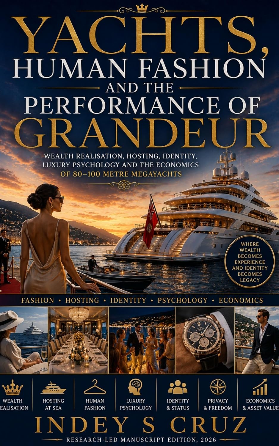 YACHTS, HUMAN FASHION AND THE PERFORMANCE OF GRANDEUR: WEALTH REALISATION, HOSTING, IDENTITY, LUXURY PSYCHOLOGY AND THE ECONOMICS OF 80– 100 METRE MEGAYACHTS (English Edition) baixar livro de graça
