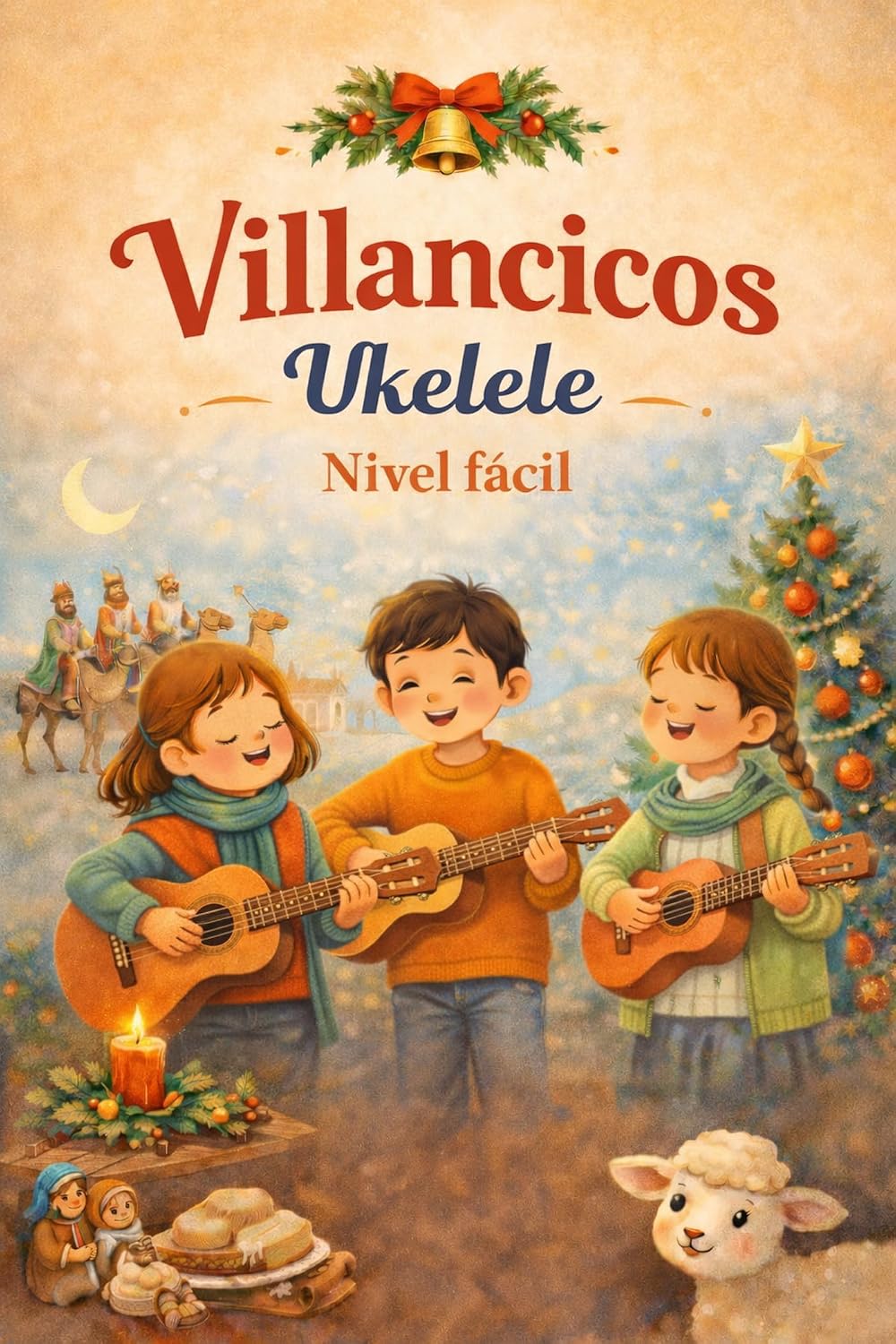 Partituras de Villancicos para Ukelele fácil: Cancionero de 30 villancicos populares para ukelele: partituras sencillas para tocar, cantar y celebrar la... navideña en cada cuerda! (Spanish Edition) baixar o livro de graça
